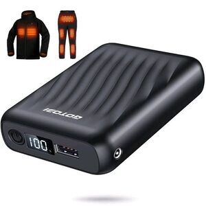 GOTOBI 12V 18400mAh Heated Jacket Battery Pack - Power Bank Black